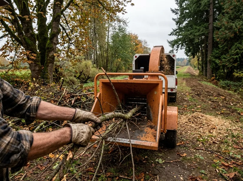 Wood Chipping in Surrey